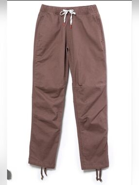 Topo Designs Women's Straight Leg Pants in Mauve Brown